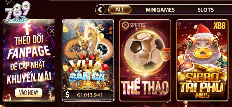 Khám phá Vua săn cá 789club siêu hot