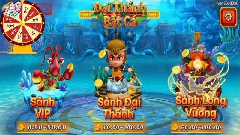 Đa dạng sảnh chơi, nhân đôi niềm vui tại đại thánh bắn cá