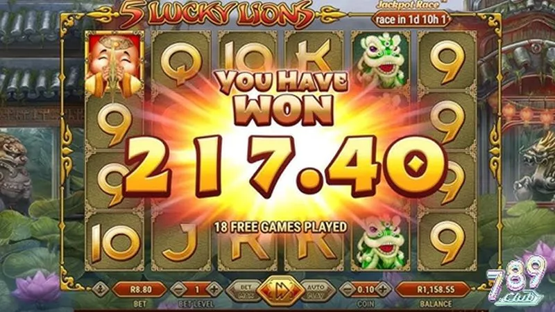 Sức hút 5 Lucky Lions đến từ điểm đặc biệt nào?